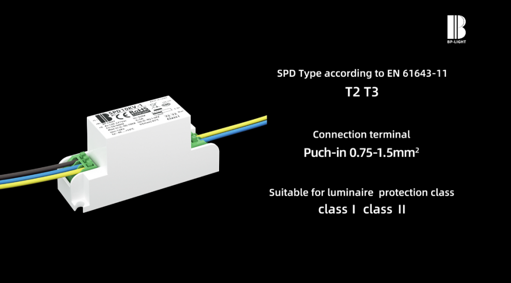 BP SPD 01 Series surge protection device for LED lighting