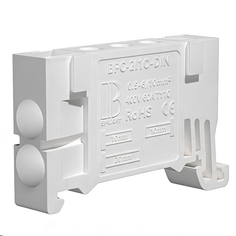 Terminals, terminal blocks and electrical protection for junction boxes