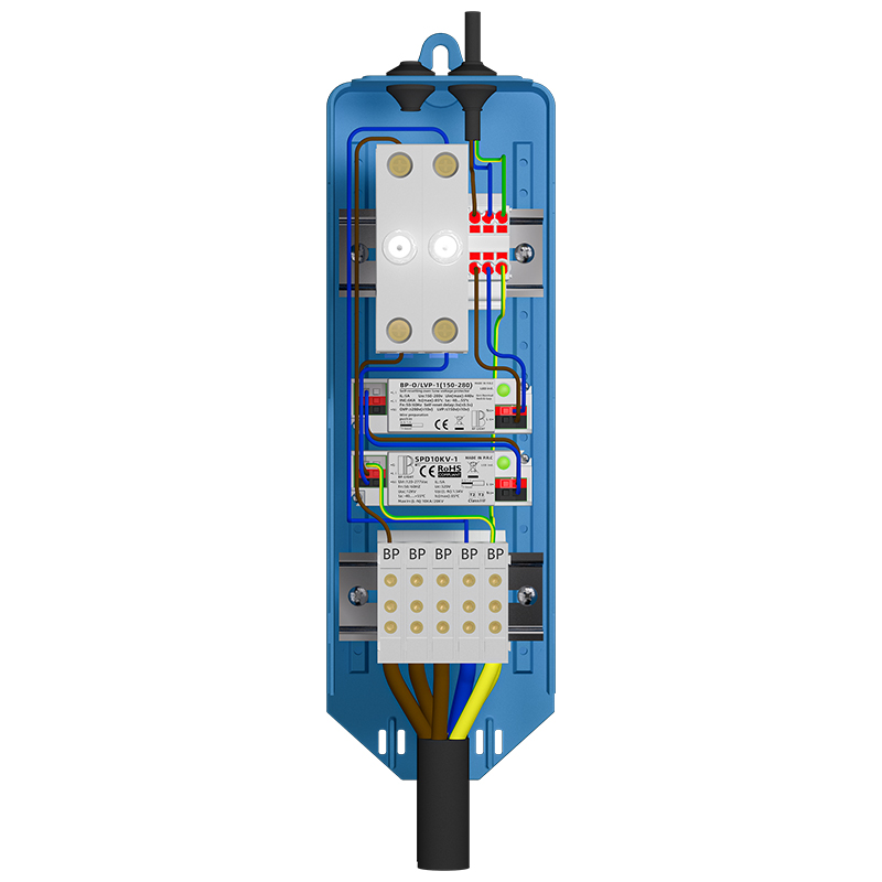 The Modular Solution by Excellence, Universal Modular Junction Box Installed Inside Street Light Pole