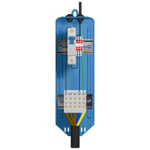 The Modular Solution by Excellence, Street Light Pole Junction Box with DIN Rail Modular Protection