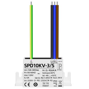 Waterproof LED SPD Surge Arrester Lightning Surge Arrester Fit All Kinds of Outdoor LED Lighting Fixtures
