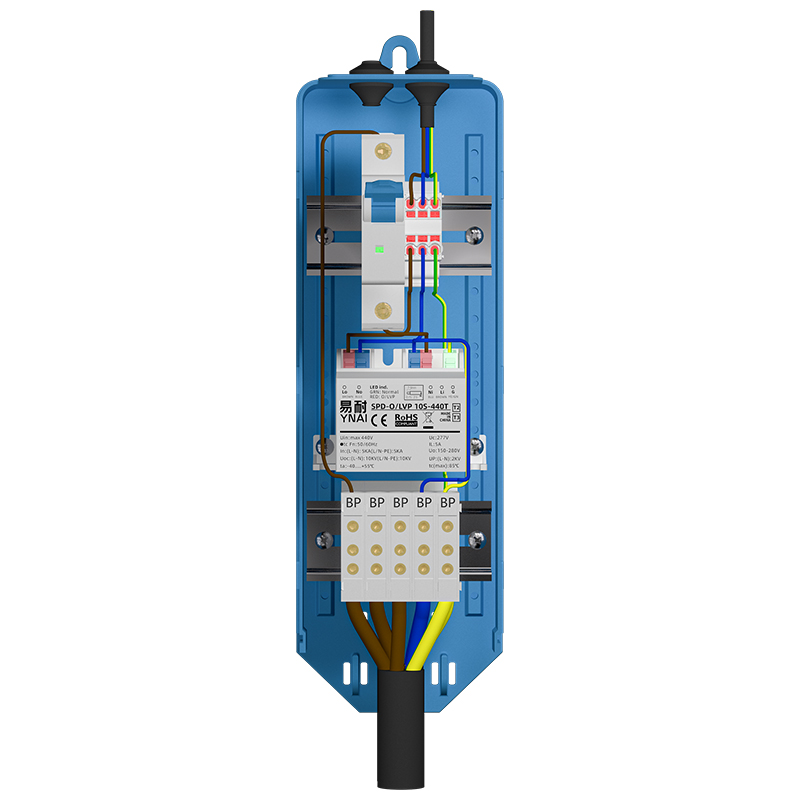 Outdoor Waterproof Lamp Post Junction Box with Unrivalled Capacity for Customisable Module Configuration