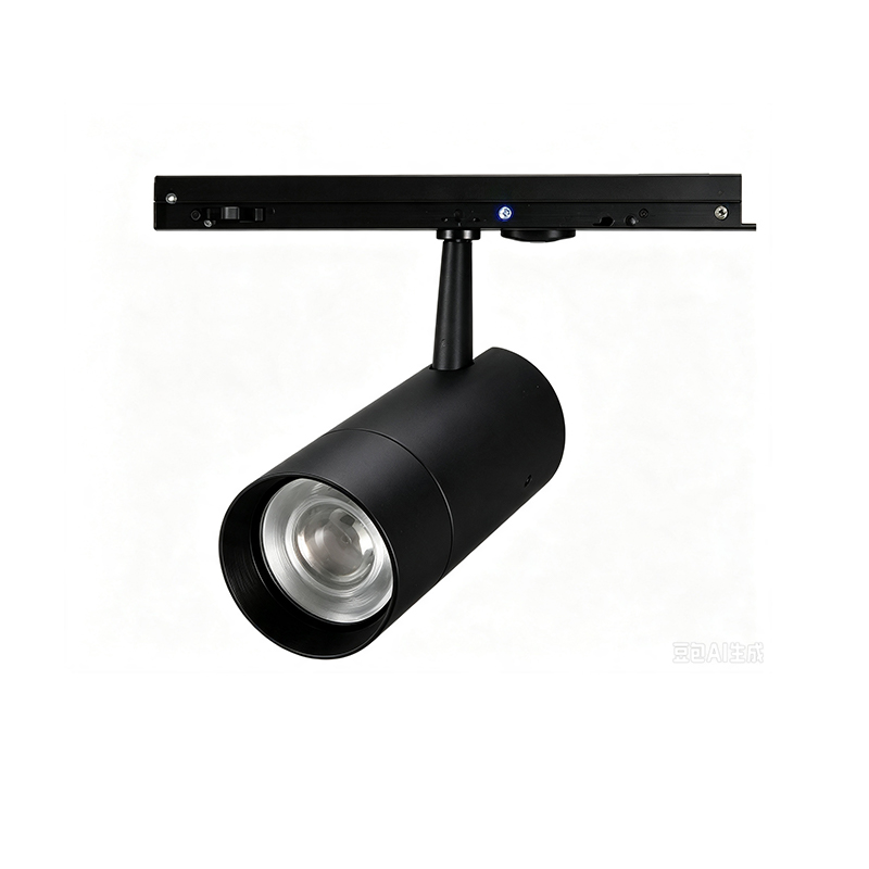 48V Commercial Magnetic Track Light System CRI90 Anti‑Glare Spotlight Linear Flood Light for Retail Shop