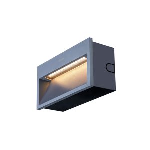 Philips Uni Wall Mount Recessed: Urban recessed wall mount applies on surface, e.g., parking garages, entrances, outdoor terrace and wall in garden.